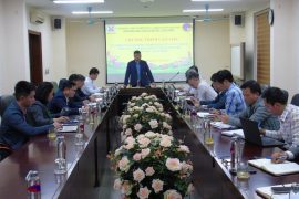 PHÓ TỔNG GIÁM ĐỐC TẬP ĐOÀN NGUYỄN VĂN TUÂN LÀM VIỆC VỚI TRUNG TÂM AN TOÀN MỎ – VIỆN KHOA HỌC CÔNG NGHỆ MỎ – VINACOMIN