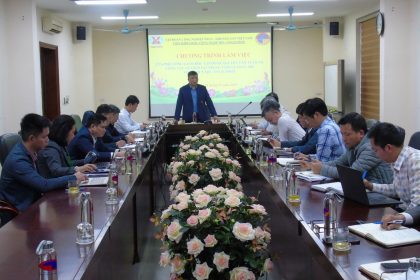 PHÓ TỔNG GIÁM ĐỐC TẬP ĐOÀN NGUYỄN VĂN TUÂN LÀM VIỆC VỚI TRUNG TÂM AN TOÀN MỎ – VIỆN KHOA HỌC CÔNG NGHỆ MỎ – VINACOMIN