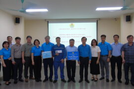 Công đoàn TKV thăm, tặng quà Trung tâm An toàn Mỏ nhân Tháng Công nhân và Tháng hành động về An toàn vệ sinh lao động năm 2026